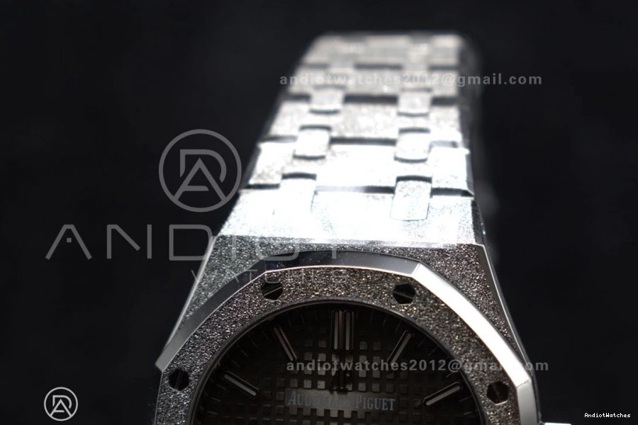 APSF Royal Lightweight Grey Textured SA3120 SS 1:1 1031 Clone SS Edition Dial Best 15454 Bracelet Frosted 37mm on Super Oak 1218
